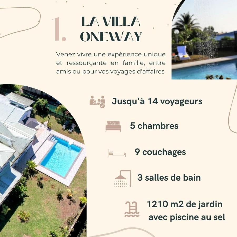Villa Oneway, Piscine Privee, Classee 3 Etoiles Sainte-Rose Exteriör bild